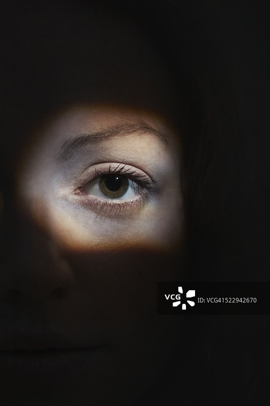 女士眼睛图片素材