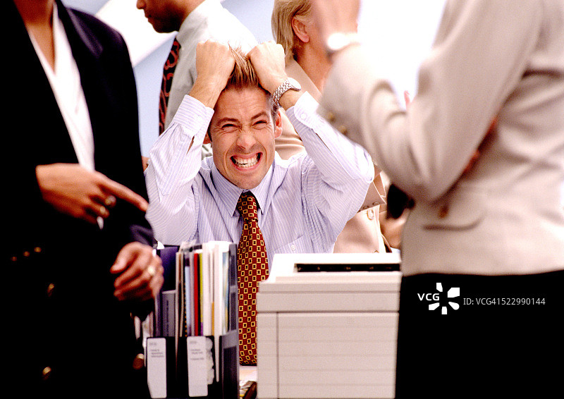 沮丧的商人图片素材