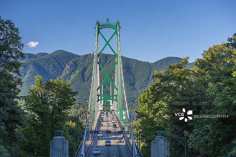 温哥华的狮门大桥图片素材