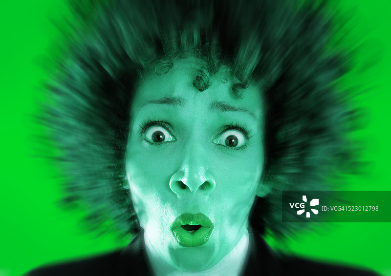 害怕的女人图片素材