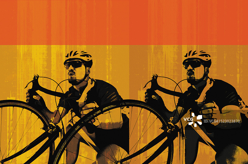 自行车赛车手图片素材