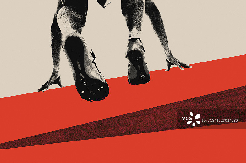 短跑运动员图片素材