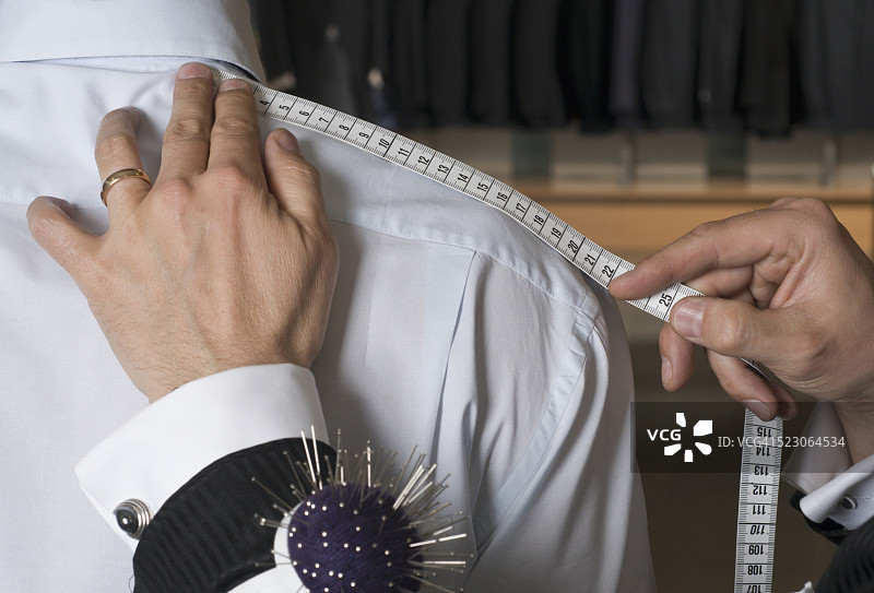 裁缝制作衬衫图片素材