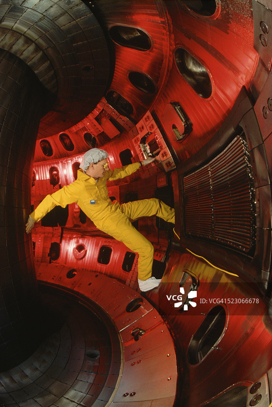 托卡马克聚变试验反应堆真空室图片素材