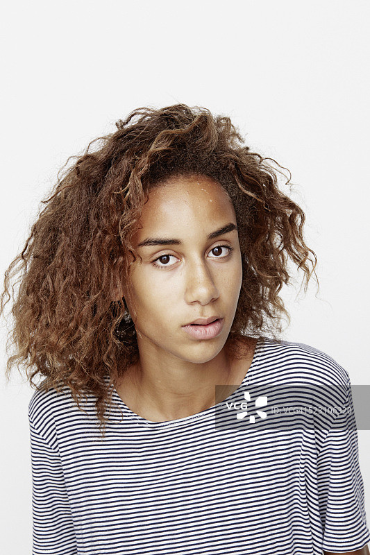 少女肖像图片素材