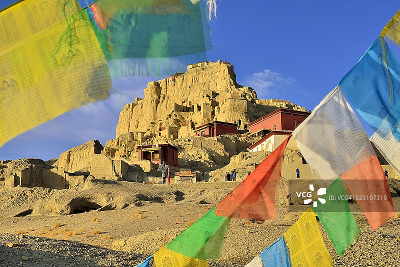 西藏古格王国遗址图片素材