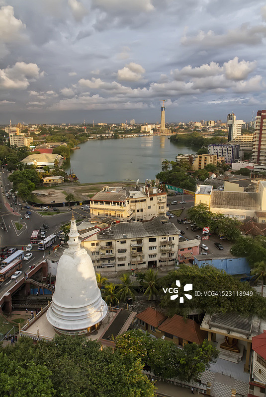 科伦坡城市天际线图片素材