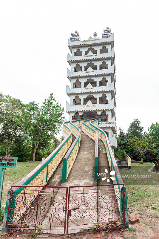 兰加马蒂的著名佛教寺庙：拉杰巴纳寺图片素材