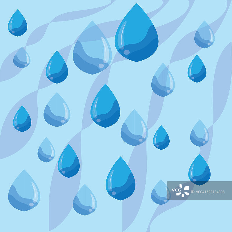 水滴矢量图图片素材