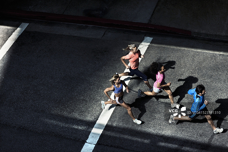 城市跑者图片素材