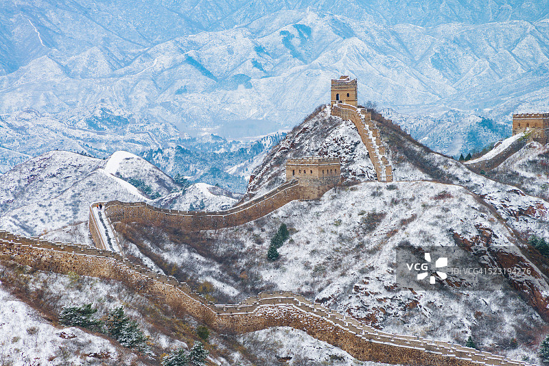 冬日长城图片素材