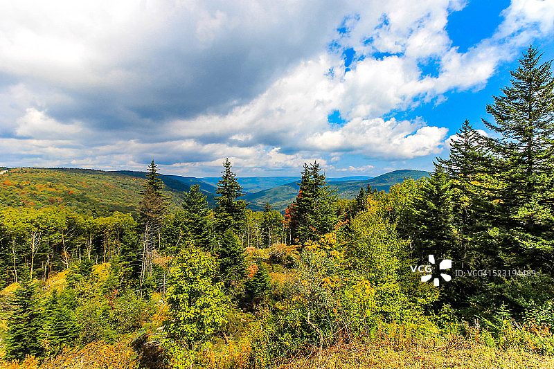 高原公路风景图片素材