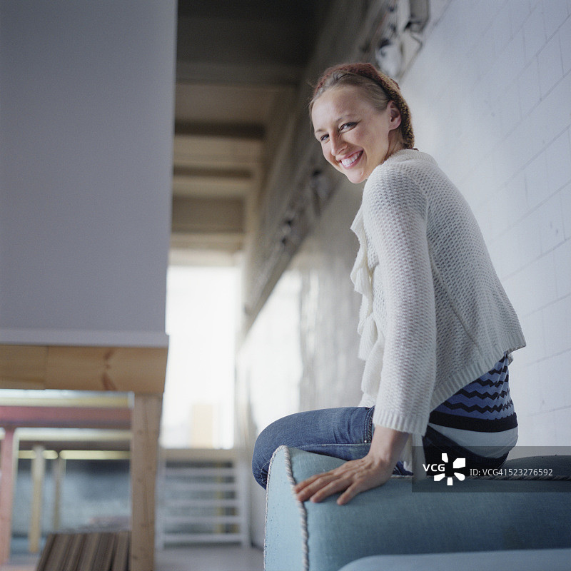 女人微笑图片素材