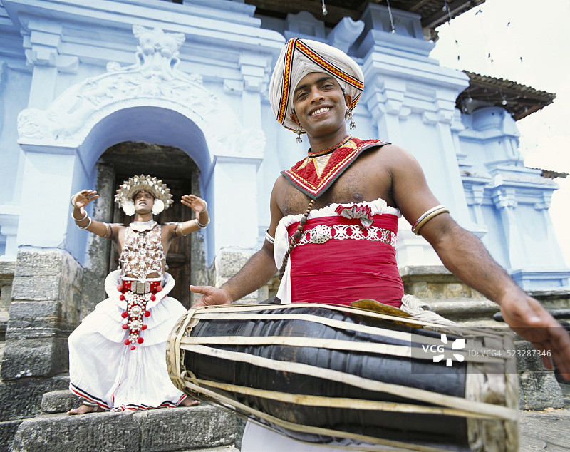 康提舞者肖像图片素材