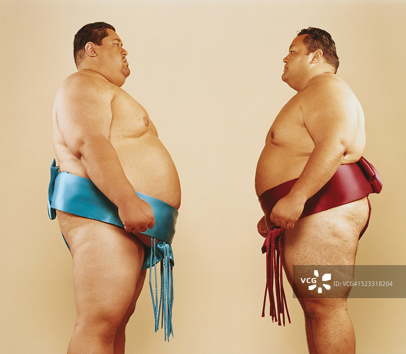 相扑选手对决图片素材