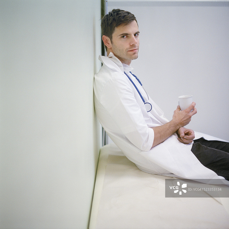 医生咖啡休息时间图片素材