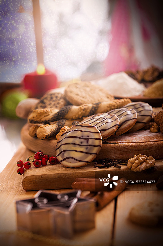 制作各种圣诞饼干图片素材