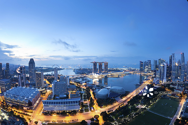 新加坡全景图图片素材