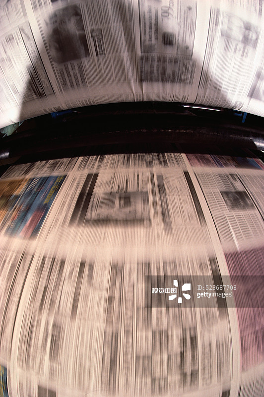 报纸印刷机图片素材