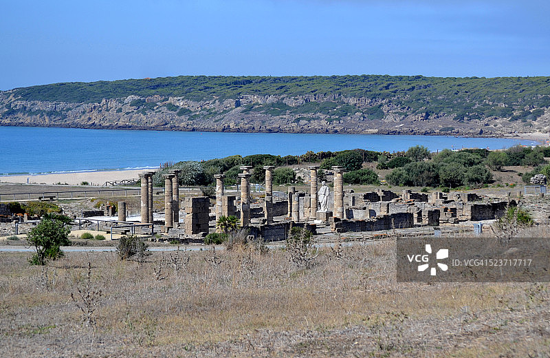 西班牙加的斯的贝洛克劳迪亚遗址图片素材