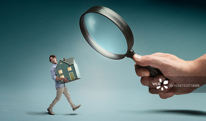 放大镜图片素材