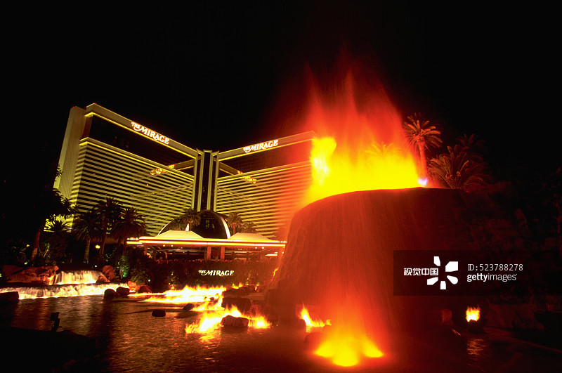 海市蜃楼酒店和赌场外观图片素材