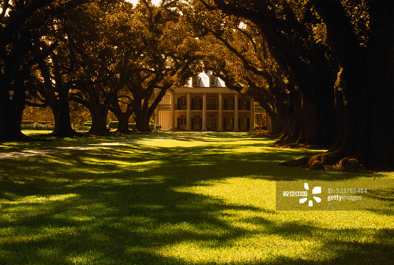 橡树巷种植园住宅图片素材