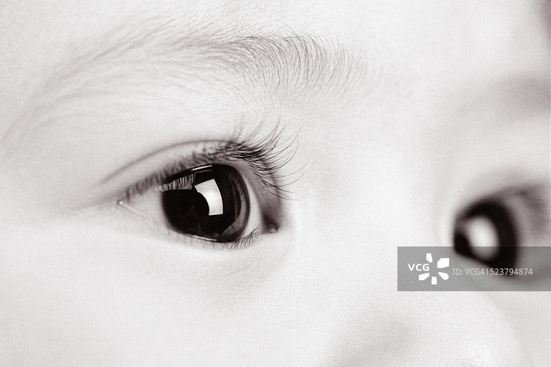 幼儿的眼睛图片素材