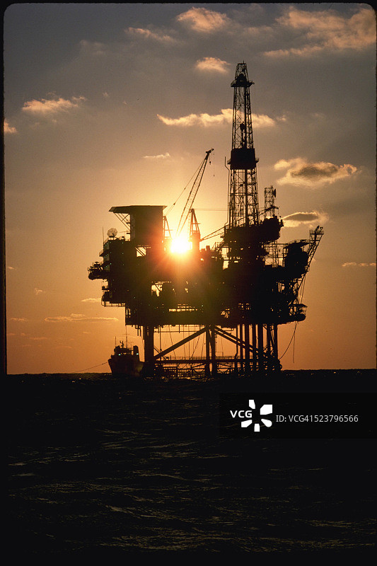 石油钻井平台图片素材