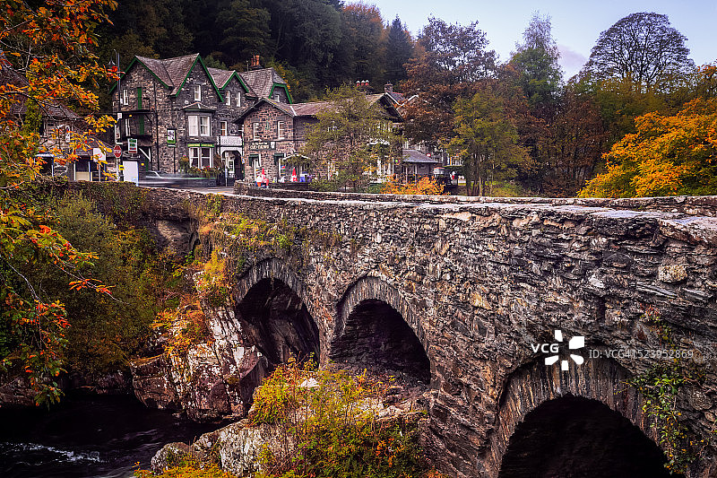 斯诺多尼亚贝特ws-Y-科埃德桥，威尔士图片素材