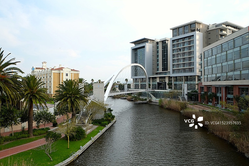 世纪城运河步道图片素材