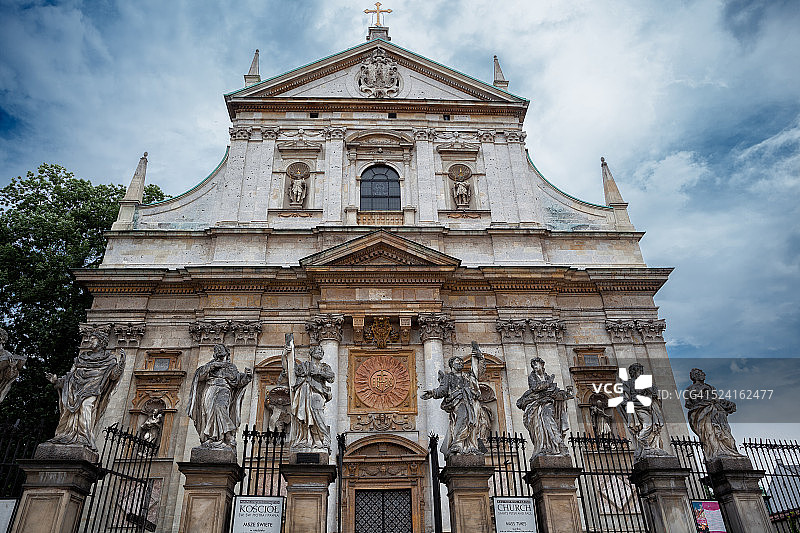 克拉科夫圣彼得和圣保罗教堂图片素材