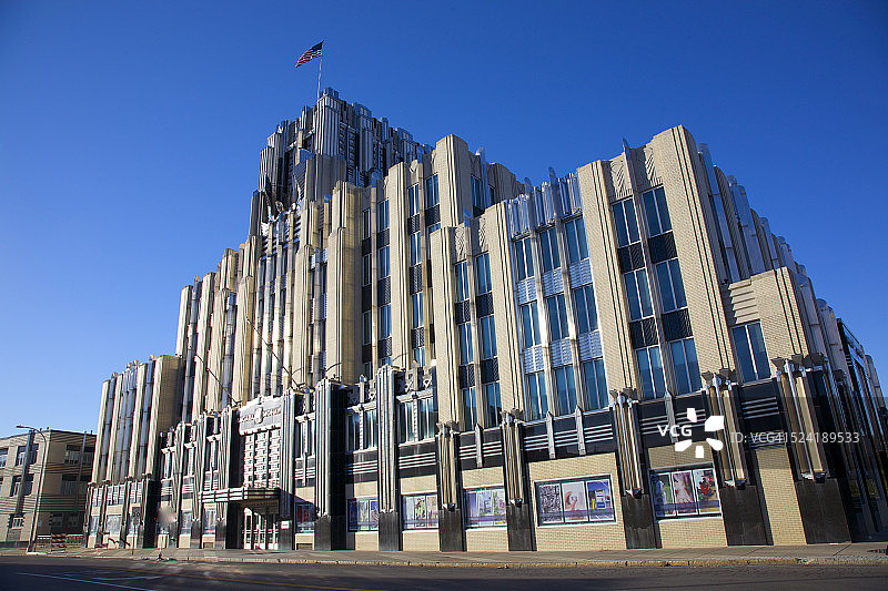 锡拉丘兹尼亚加拉莫霍克大厦装饰艺术风格图片素材