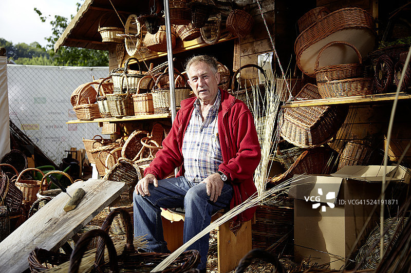 德国篮子匠图片素材