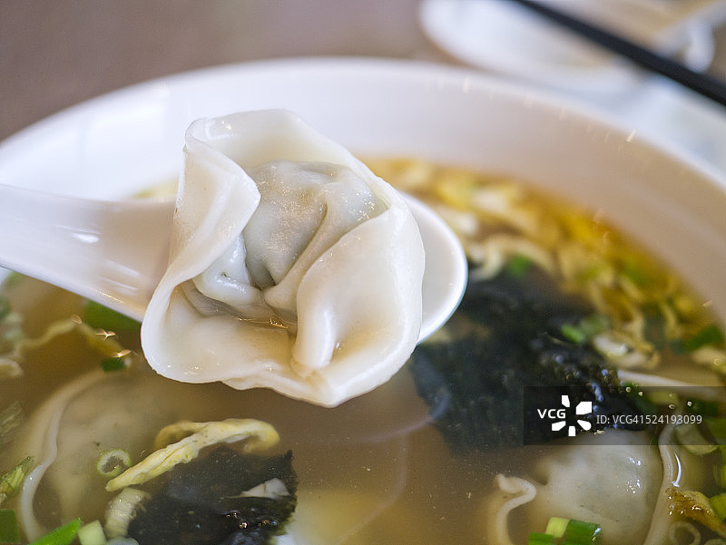 中式馄饨图片素材