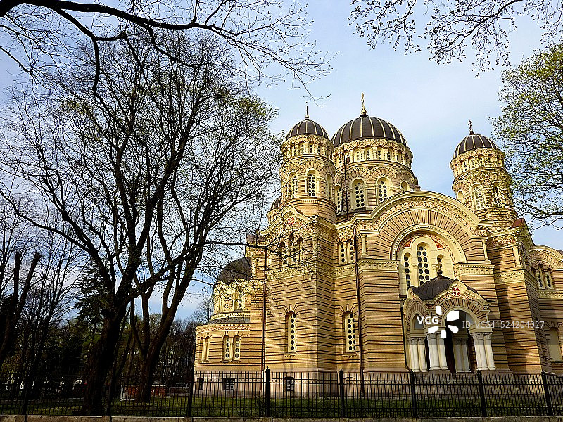 里加的基督降生大教堂图片素材