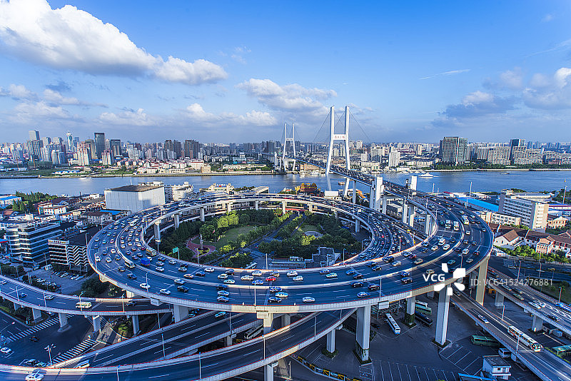 中国上海南浦大桥图片素材