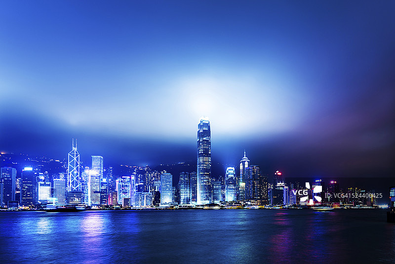 香港的天际线图片素材
