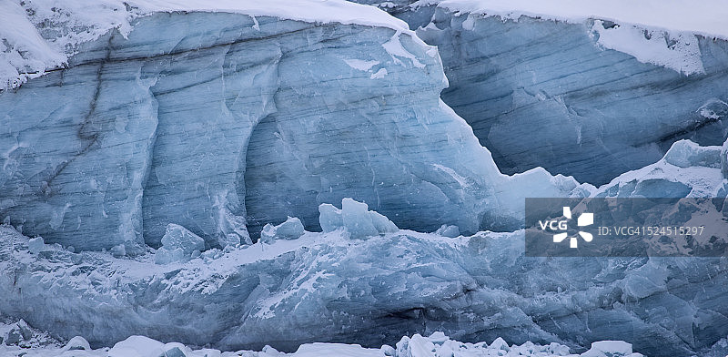 罗素冰川全景图片素材