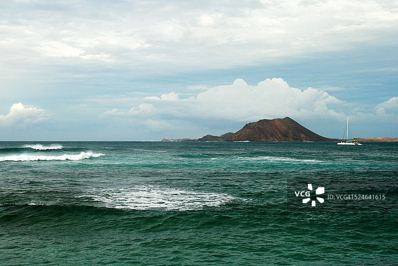 从科拉雷侯眺望洛斯洛博斯岛图片素材