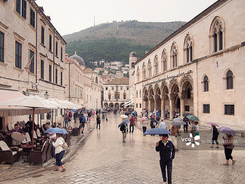 杜布罗夫尼克的广场区域图片素材
