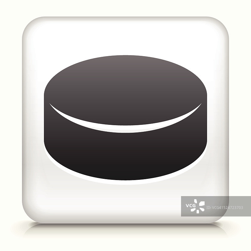 冰球方形按钮图片素材