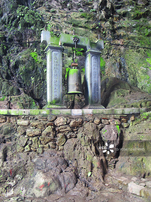 香寺建筑群中的宗教钟图片素材