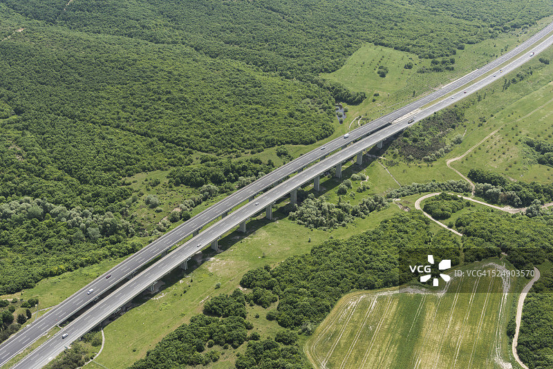 公路航拍图片素材