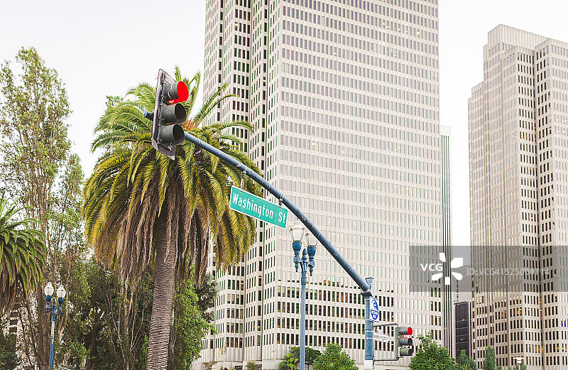 加利福尼亚州旧金山市中心图片素材