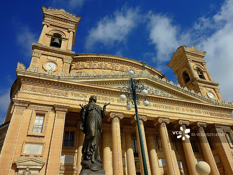 马耳他莫斯塔圣玛丽亚阿松塔圆形大厅图片素材