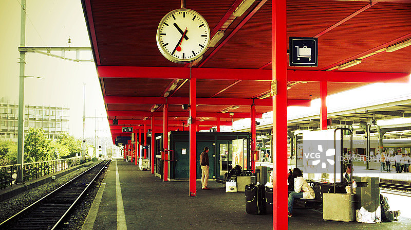 日内瓦火车站图片素材