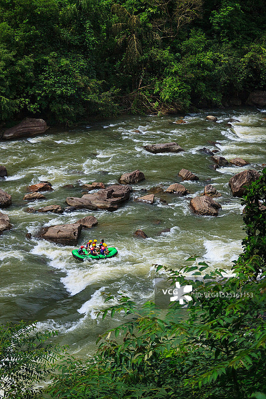 斯里兰卡激流漂流图片素材