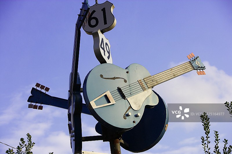 克拉克斯代尔49号和61号公路的十字路口图片素材