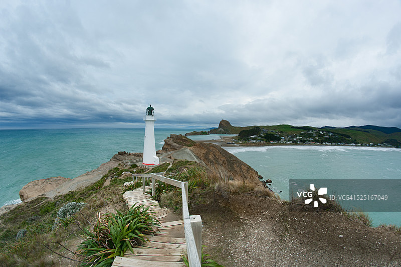 卡斯尔波因特灯塔图片素材